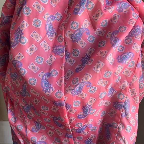 Allen B pinstriped suit jacket with paisley lining. - Picture 15 of 16